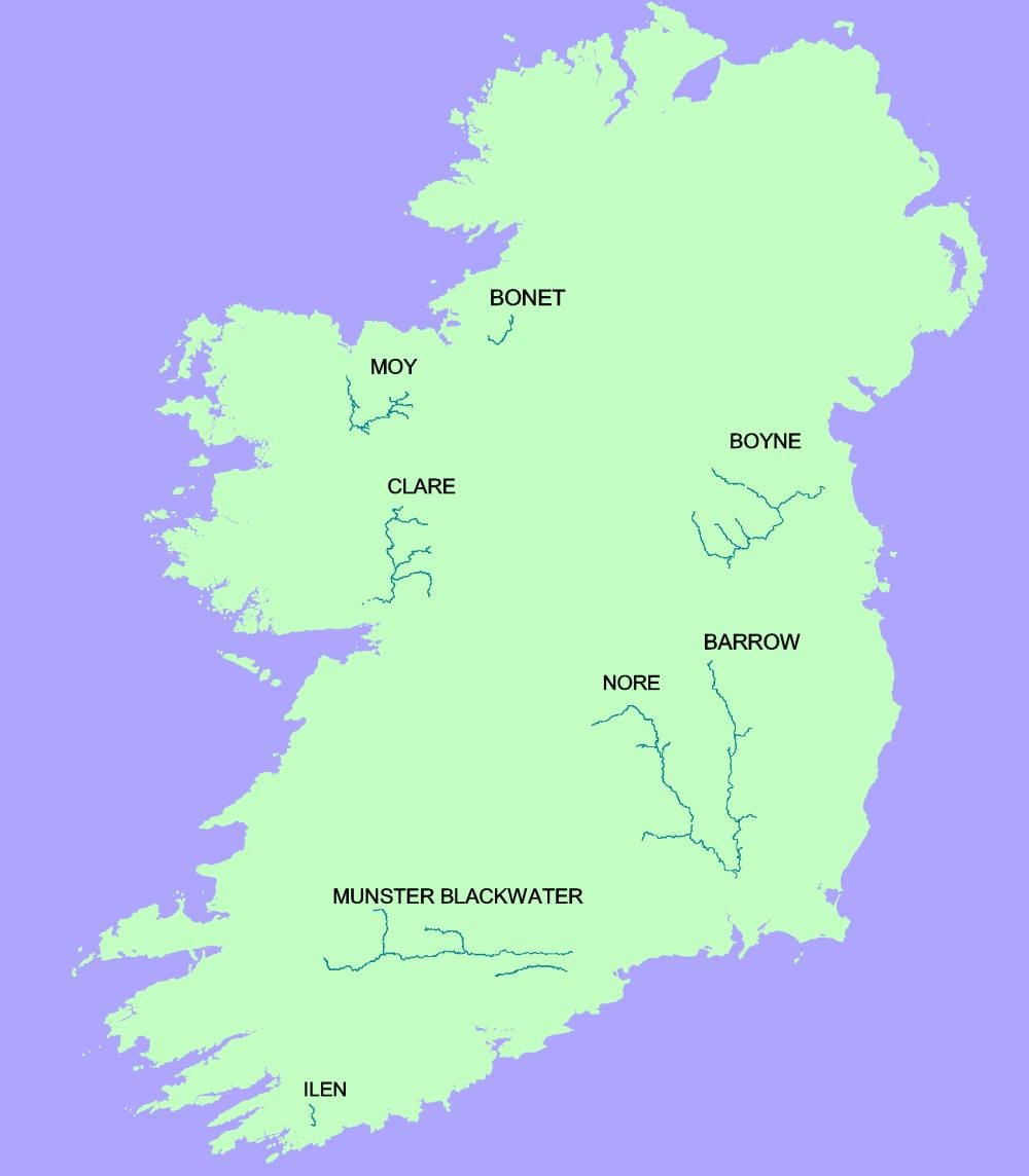 kart av blackwater river irland
