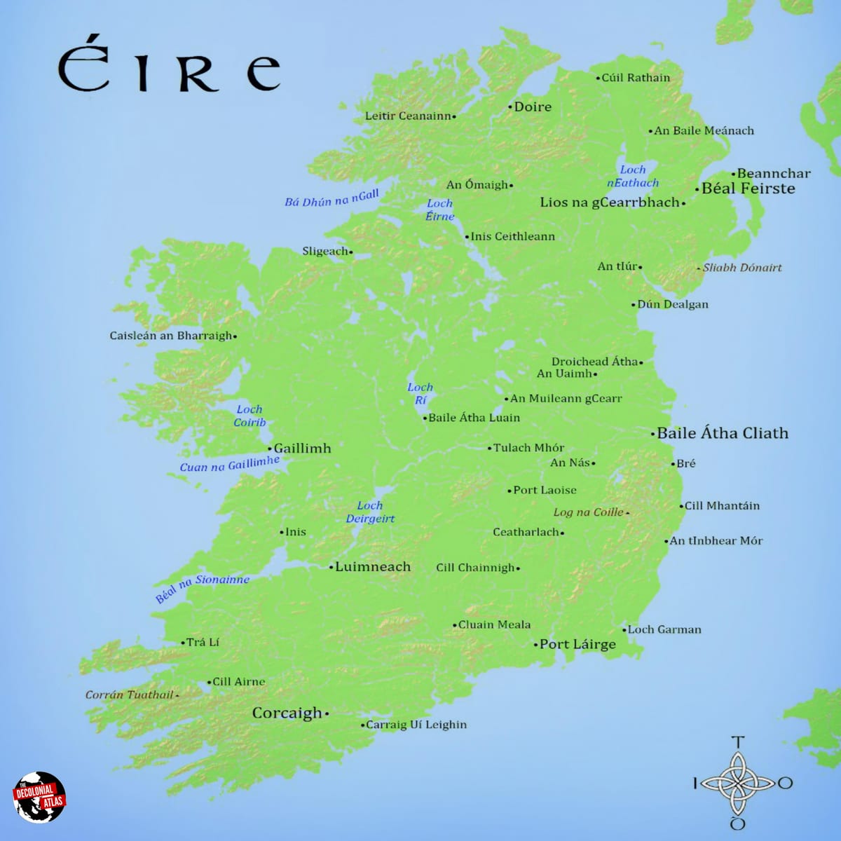 kart over irland