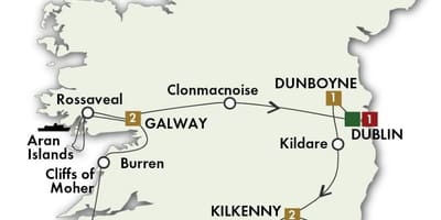 Kart 0f irland