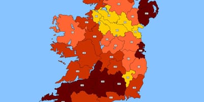 Kart over irland postnummer