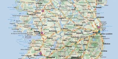 Irland kart reise