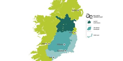 Kart til kart over irland øst-kysten