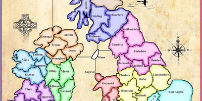 Kart til kart over irland spill