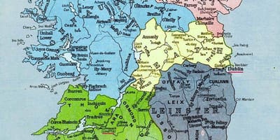 Kart av megalittiske irland 