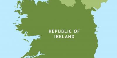 Veien kart over republikken irland